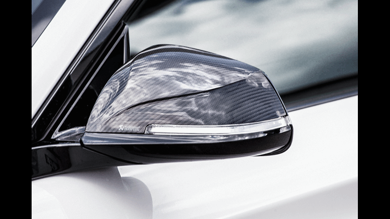 Photo of Akrapovic Mirror Caps in Carbon for the BMW M2 CS (F87N) - Image 1