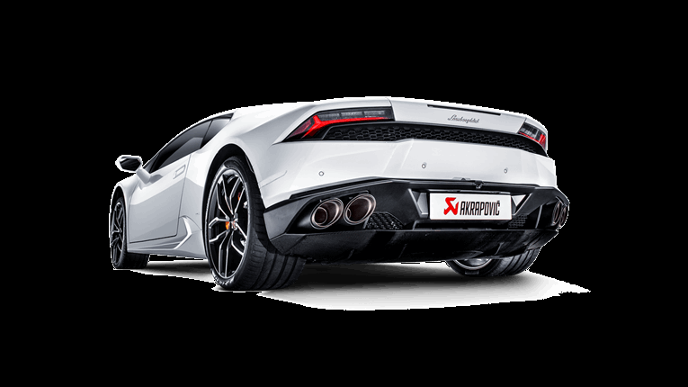 Photo of Akrapovic Slip-On Line Titanium Exhaust for the Lamborghini Huracan LP610-4 - Image 8