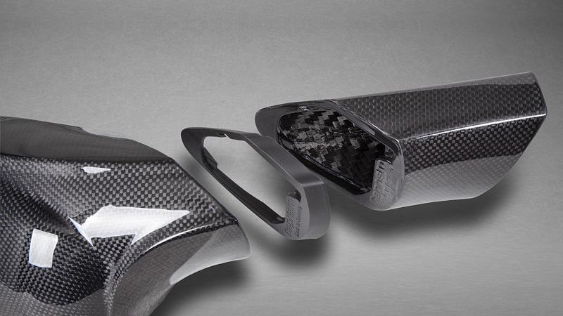Photo of Capristo Carbon Fibre Wing Mirror Housing Set for the Ferrari 488 GTB/Spider - Image 9