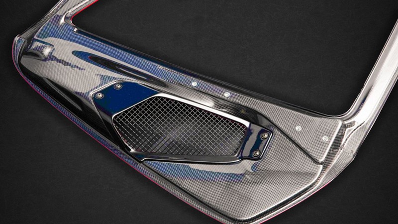 Photo of Capristo Carbon and Glass Bonnet (Design S) for the Ferrari 488 Pista/Pista Spider - Image 2