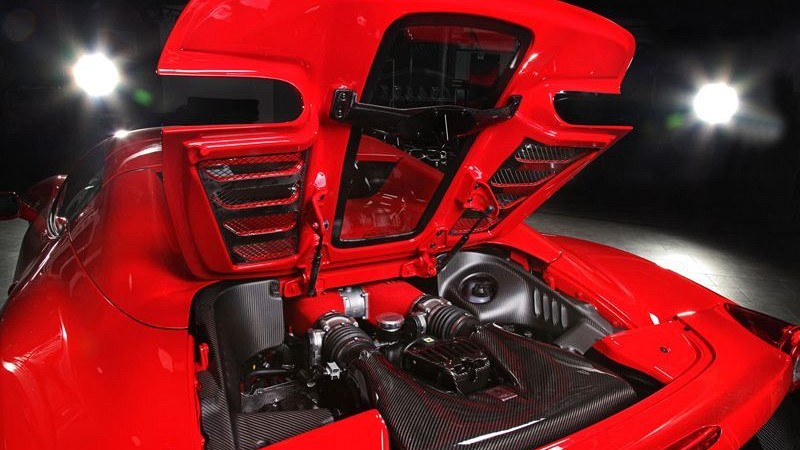 Photo of Capristo Engine Bonnet / Cover in Carbon Fibre & Glass (Spider) for the Ferrari 458 Italia/Spider - Image 3