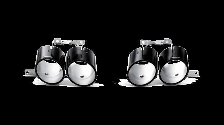 Photo of Akrapovic Tailpipe Set (Carbon) for the Lamborghini Gallardo LP550/LP560/LP570 - Image 2