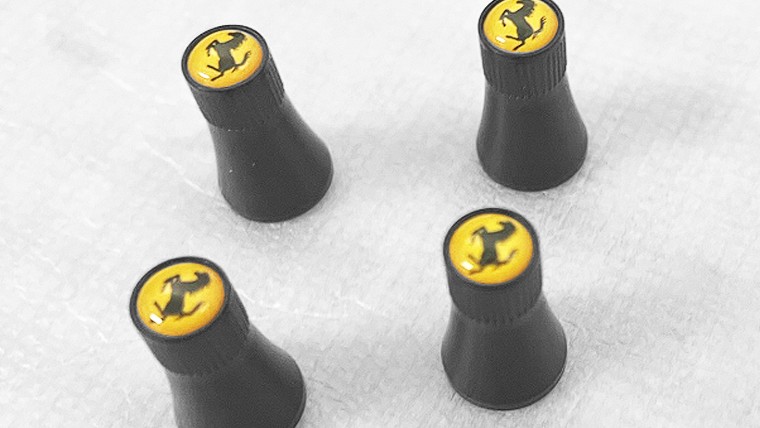 Photo of My Ricambi Ferrari Valve Caps for the Ferrari Portofino - Image 3