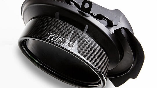 Photo of Techart carbon tailpipe trims for the Porsche 992.1 Turbo/Turbo S - Image 4