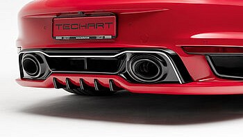 Photo of Techart rear diffuser for the Porsche 992.1 Turbo/Turbo S - Image 2