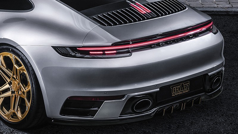 Photo of Techart Roof Spoiler and Rear Spoiler I for the Porsche 992 Carrera/S/4/4S/GTS/Targa - Image 1