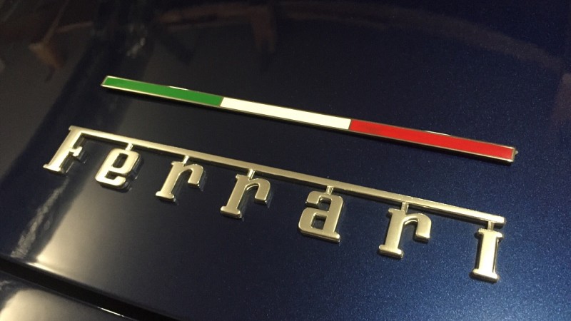 Photo of My Ricambi Italian Flag Badge For Rear Bonnet for the Ferrari 458 Italia/Spider - Image 3
