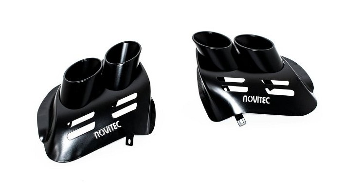 Photo of Novitec Black Stainless Steel Exhaust Tailpipes for the Ferrari Purosangue - Image 3