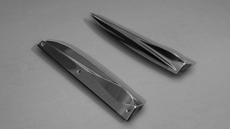 Photo of Capristo Carbon Fibre Side Fins for the Audi RS4 B9 - Image 1
