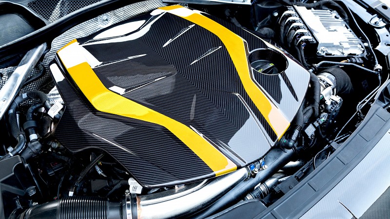 Photo of Capristo Carbon Fibre Engine Cover for the Audi RS4 B9 - Image 1