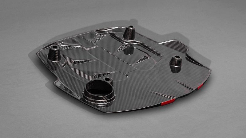 Photo of Capristo Carbon Fibre Engine Cover for the Audi RS4 B9 - Image 3