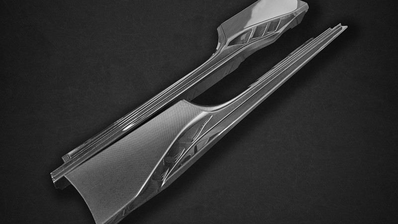 Photo of Capristo Side Skirts (without wings) for the Ferrari 488 GTB/Spider - Image 1