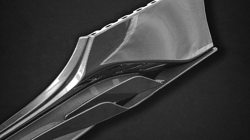 Photo of Capristo Side Skirts (with wings) for the Ferrari 488 GTB/Spider - Image 6