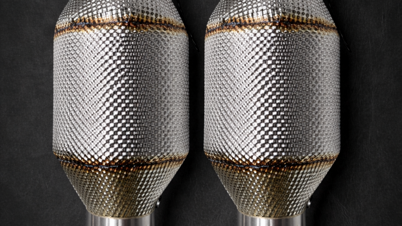 Photo of Capristo 250 Cell Secondary Cats with Metal Heat Shields for the Ferrari 512 TR/512 M/Testarossa - Image 1
