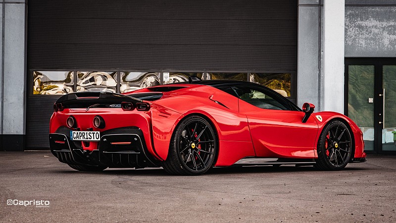 Photo of Capristo Carbon Rear Spoiler/Ducktail for the Ferrari SF90 Spider/Stradale - Image 4