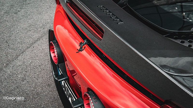 Photo of Capristo Carbon Rear Spoiler/Ducktail for the Ferrari SF90 Spider/Stradale - Image 5