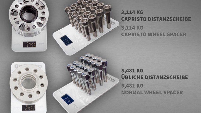 Photo of Capristo Wheel Spacers with Titanium Bolts for the Ferrari SF90 Spider/Stradale - Image 2