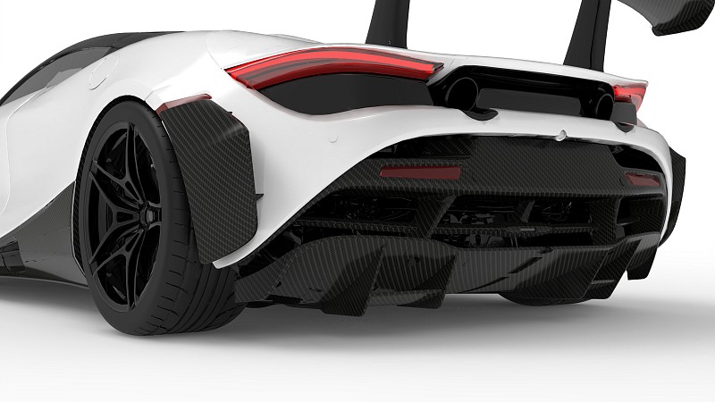 Photo of 1016 Industries Carbon Rear Diffuser for the McLaren 720S Coupe/Spider - Image 1