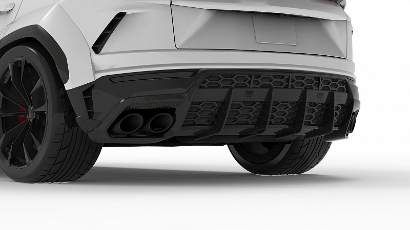 Photo of 1016 Industries Carbon Rear Diffuser for the Lamborghini Urus/Urus S - Image 1